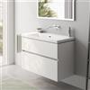 Villeroy & Boch Subway 3.0 lavabo, mobile evineo ineo5 evo La: 98 cm, 2 scomparti estraibili, con maniglia incassata,, 4A70A301+BE0725WM, Subway 3.0 [Mobili da Bagno > Mobili con Lavabo Integrato]