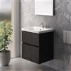 Villeroy & Boch Subway 3.0 lavabo, mobile evineo ineo5 evo La: 58 cm, 2 scomparti estraibili, con maniglia incassata,, 4A706101+BE0723BM, Subway 3.0 [Mobili da Bagno > Mobili con Lavabo Integrato]