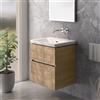 Villeroy & Boch Subway 3.0 lavabo, mobile evineo ineo5 evo La: 58 cm, 2 scomparti estraibili, con maniglia incassata,, 4A706301+BE0723OA, Subway 3.0 [Mobili da Bagno > Mobili con Lavabo Integrato]