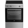 Beko Cucina a Induzione 4 Fuochi Forno Elettrico Ventilato con Grill Larghezza x Profondità 60x60 cm Classe A colore Acciaio Inox - FBE69100X
