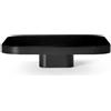 CLASSICON tavolino BOW 1 - BOW1-BLACKBASE-BLACK-GLASS
