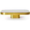 CLASSICON tavolino BOW 1 - BOW1-BRASS-MIRROR-GLASS