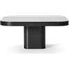 CLASSICON tavolino BOW 3 - BOW3-BLACKBASE-MIRROR-GLASS