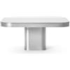 CLASSICON tavolino BOW 3 - BOW3-BURNISHED-BRASS-MIRROR-GLASS