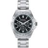 Breil, Collezione OffBeat, Orologio Uomo Multifunzione in Acciaio Lucido con Finish Satinato, Cassa 42 mm, Resistente all'Acqua fino a 5 atm, Bracciale con Finitura Bilux, Chiusura con Pulsanti