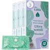 MY LUBIE - Confezione da 3x12 Preservativi Ultra Sottili - Lubrificati, Vegan, Equosolidali - Taglia Standard 53mm - Sensazione Naturale e Resistenza - Qualità Premium