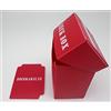 docsmagic.de Deck Box Red + Card Divider - Porta Mazzo Rosso - PKM - YGO - MTG