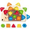 Sekfpnk Puzzle in legno per bambini, giocattolo Montessori, puzzle di riconoscimento dei colori e delle forme, i giocattoli con giochi di smistamento sono giocattoli educativi adatti per bambini di