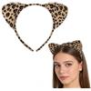 Xanthelle Orecchie di Leopardo, Cerchietto per Capelli con Orecchie di Gatto per Costume da Leopardo Donna