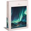 Ulmer Puzzleschmiede - Puzzle spettacolo della notte - Puzzle classico da 1000 pezzi scandinavo - Imponenti luci polari di lunga notte - Puzzle di paesaggio premium Made in Germany
