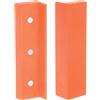 QUARKZMAN Morsa Magnetica per Morsetti 4 Magnete con Scanalature Semplici Morbidi Cuscinetti Mascelle Banco Nylon Coperture Protettive Multiuso per Lavorazione Legno, Giallo