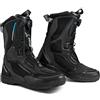 SHIMA STRATO LADY WP, Impermeabili Stivali Moto Donna - Traspirante, Rinforzate Stivali Moto Turismo con Sistema di Chiusura Rapida ATOP (Nero, 38)