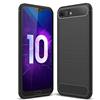 generale Compatibile con Huawei Honor 10 Schermo 5,84 COL-AL00 COL-AL10 COL-L29 Custodia Cover Case Slim Gel Silicone TPU Morbida Carbon Nero Protezione Antiurto Copertura Tasti