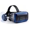 FIYAPOO Occhiali VR 3D con Cuffie, Bambini HD Visore Realtà Virtuale per Film e Giochi, Compatibile con Smartphone Android e iPhone da 4,7 a 7,2 Pollici, Regalo di Natale Perfetto per la Famiglia
