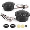 Yctze 2Pcs Altoparlanti per auto Tweeter 200W Lettore musicale piccolo audio universale ad alta potenza