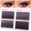 WENDY LASHES Ciglia Finte Ciuffetti,C3+C9+FD18+B Soffici Extension Ciglia D-Curl 10-18 Mm Fluffy Individuali Eyelashes Fai Da Te per Principianti