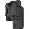 Omitac Fondina Glock17 con rotazione a 360° per Glock17,22,31 Gen 1-4 & G17 Gen5 - Clip da cintura OWB per trasporto occultato, mano destra