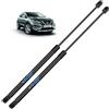 Koaudb 2x Ammortizzatori Posteriori per Nissan Qashqai II (J11) 2013-2019 | Nero Pistoncini Portellone Posteriore Molle a Gas Ammortizzatori Cofano Posteriore per #904504EA0A, 904504EA1A