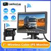 Leekooluu 7 "Monitor per schermo IPS per auto vista posteriore Wireless telecamera di retromarcia impermeabile impermeabile impermeabile con BSD per camion/autobus/camper