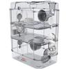 Zolux Rody3 Trio Gabbia Trasparente Per Criceti E Piccoli Roditori 41x27x53cm