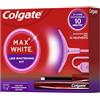 Colgate Kit di sbiancamento LED Colgate Max White + Siero sbiancante notturno Colgate Max White 2,5 ml