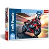 Trefl - Moto Veloce - Puzzle 100 Pezzi - Puzzle con Veicoli, Intrattenimento Creativo, Divertimento per Bambini dai 5 anni