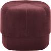 Normann Copenhagen - Pouf Circus - Rosso - Velluto - Designer Simon Legald