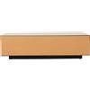HK LIVING - Tavolino Mirror Block - Marrone - Vetro specchio