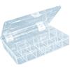 hünersdorff Cassetta a scomparti PS COMPACT, 18 scomparti 170x250x46 mm, colore trasparente cristallino