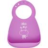 CHICCO (ARTSANA SpA) Easy Roll Bavaglino in Silicone 6M+ Rosa Chicco