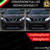 ELM FARI FULL LED ANABBAGLIANTI ABBAGLIANTI PER NISSAN QASHQAI J11 6000K NO ERROR