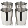 EDZARD Set di 4 bicchieri da grappa Boy, placcati in argento, altezza 4,5 cm, capacità 2 cl