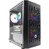 eXtremeBit PC Computer Gaming Assemblato Intel i7-12700F Ram 64GB SSD 1TB RTX 5060 8GB GDDR7 Nero
