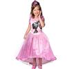 RUBIE'S Barbie - Costume da Barbie con paillettes da principessa, per bambini, taglia 3-4 anni, abito con bustino e diadema rosa, per Halloween, carnevale, Natale