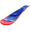 Franklin Sports Aqua Ride Kids Backyard Waterslide - Aqua Ride 25' Foot Lawn Water Sliding Mat + (1) Inflatable Surf Board - Outdoor Kids Water Toy