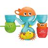 Clementoni Baby Clementoni - 17458 - Octo-park Water Friends, polpo gioco per vasca da bagno - animaletti per bagnetto - gioco neonato bagnetto - giochi da bagno per bambini 10 mesi