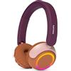 Philips Cuffie Philips Serie 4000 Wireless Bluetooth a padiglione per Musica e Chiamate Arancione Viola Rosa [TAK4200MP00]