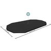Bestway Copertura ovale per piscina fuori terra da 427x250x100 cm