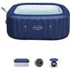 Bestway Idromassaggio gonfiabile Hawaii Lay-Z-Spa AirJet 4-6 persone quadrato