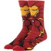 EZB Fun Novelty - Calzini a forma di supereroe, taglia 3-7, Iron Man., Taglia unica