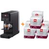 illy Caffe' Macchina da Caffe' a Capsule Iperespresso Y3.3 Nero + 108 Capsule INTENSO