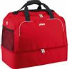 JAKO - Borsone classico con scomparto fondo, 60 cm, 80 l, colore: Rosso