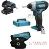 Makita TD110DSAJ AVVITATORE AD IMPULSI 10,8V - 110 Nm - Fornito con valigetta, 1 BATT. 2.0AH E CARICABATTERIE