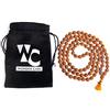 Wonder Care Autentico Rudraksh Mala con rosario Mukhi - Veri semi di Rudraksha himalayano, Ornamento religioso, Rosario Japa Mala Collana - Importato dal Nepal, Unisex
