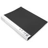 Waytex 931332N - Cartellina portadocumenti formato A4, 60 fogli, in polipropilene opaco, 30 tasche trasparenti, colore: Nero