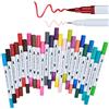 Tioamy Pennarelli Acquerello Penna Doppia Testa Punta del Pennello Fineliner 24 Colori Pennello Acqua per Bambini Adulti colorazione Pittura Rendering Arte Manga Fumetti Calligrafia Animazione