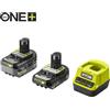 Ryobi Kit Energy 18V 1 Batteria 2Ah + 1 Batteria 4Ah