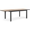 Bizzotto Tavolo Allungabile Da Esterno In Alluminio Antracite 100x160-240 Cm Belmar Bizzotto