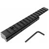 ProWildGear 155mm Dovetail Rail Extension Adapter Scope Mount Picatinny 11mm to 20mm Adapter Rail Base