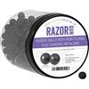 kolba RazorGun 43 calibro .43 in gomma di metallo 200 pezzi M&P9c TPM1 PPQ RAM
